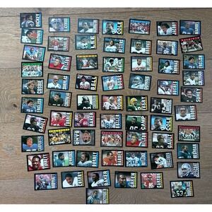 Vintage NFL Football Card Lot 80+ Cards Early 1990s Topps Donruss Fleer